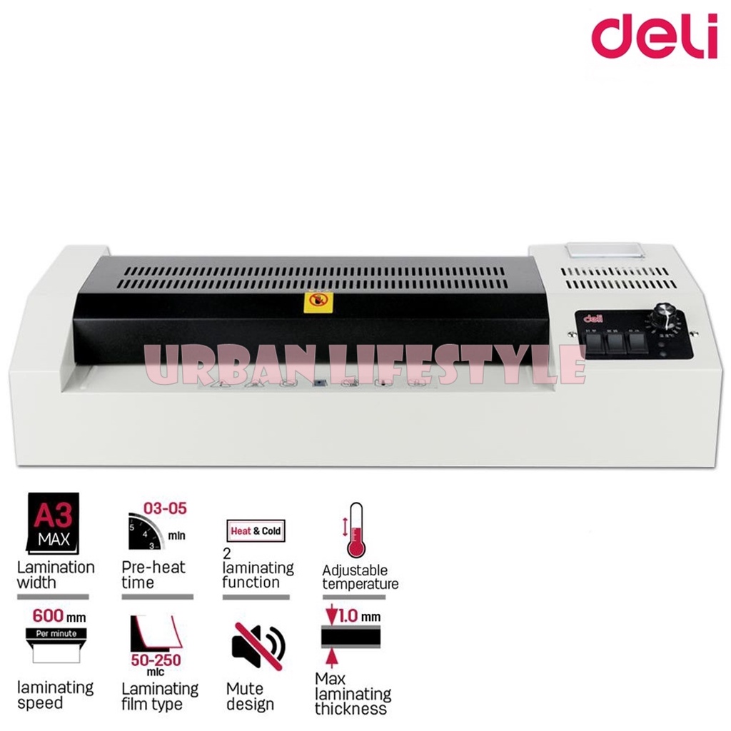 deli-no-3895-laminator-a3-เครื่องเคลือบ-บัตรและเอกสาร-เครื่องลามิเนต-ขนาด-a3