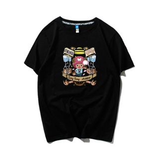 One Piece การ์ตูน ins Tide แบรนด์เสื้อยืดผู้ชายอะนิเมะแขนสั้น zT:_25