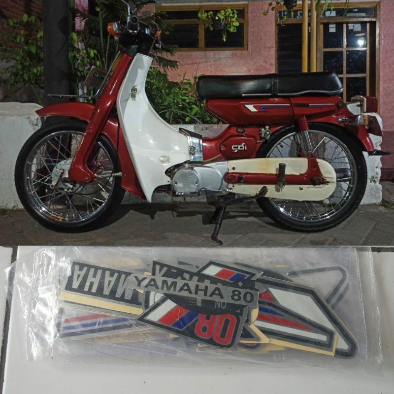 Original Yamaha CDI 80 Striping, สติ๊กเกอร์ CDI, Duck 80 Thailand ...