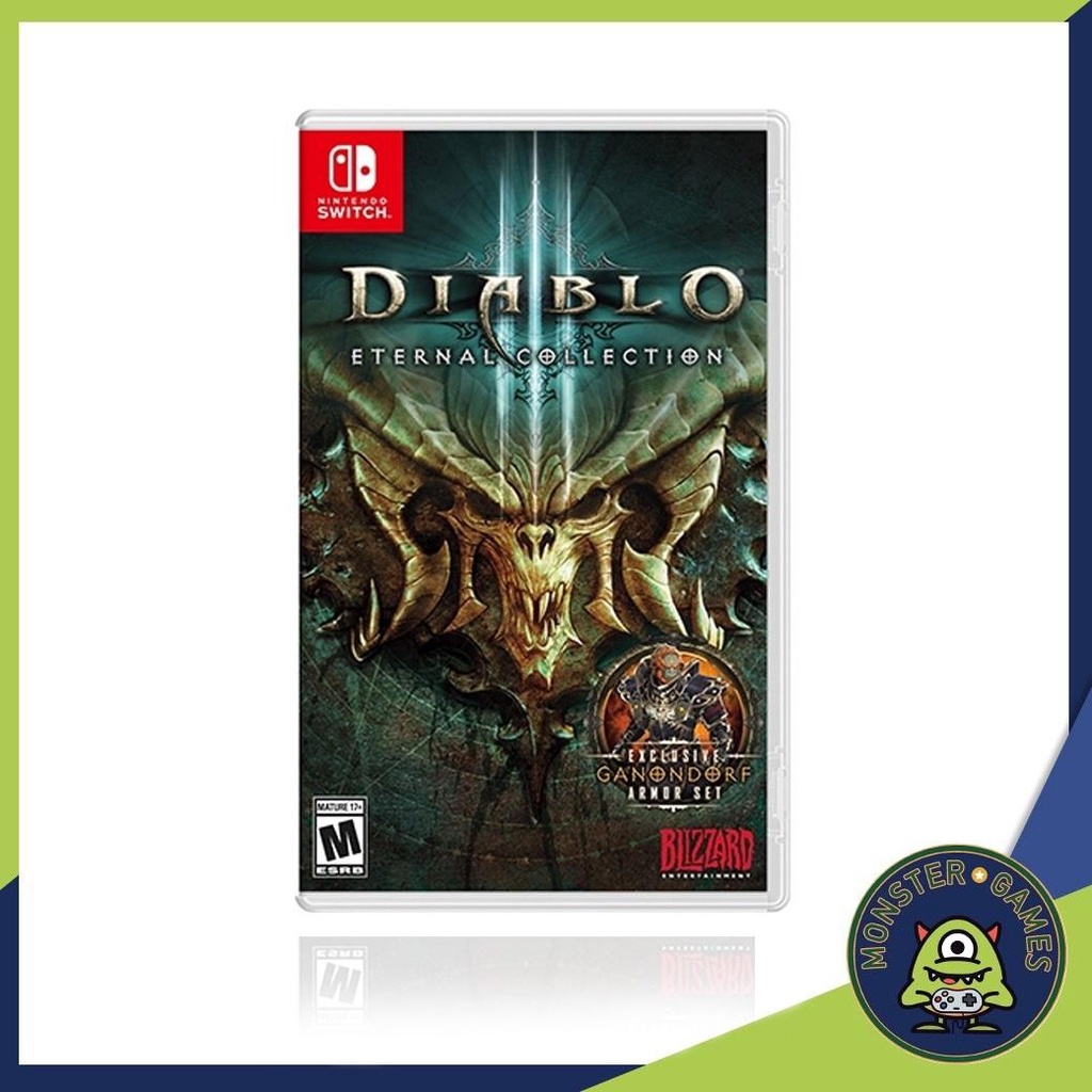 ภาพหน้าปกสินค้าDiablo 3 Eternal Collection Nintendo Switch game (เกมส์ Nintendo Switch)(ตลับเกมส์Switch)(Diablo III Eternal Collection)