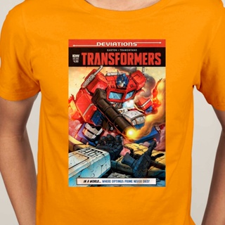 Transformers Optimus Prime Bumblebee การแก้แค้นของ Fallen หุ่นยนต์แขนสั้นเสื้อยืดเสื้อ O-คอผู้ชายแฟชั่นผ้าฝ้าย ne เ_11