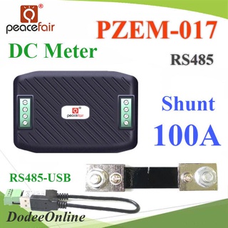 PZEM-017-DC-100A DC มิเตอร์ดิจิตอล PZEM-017 IoT วัดค่า 0-100A 0-300V DD