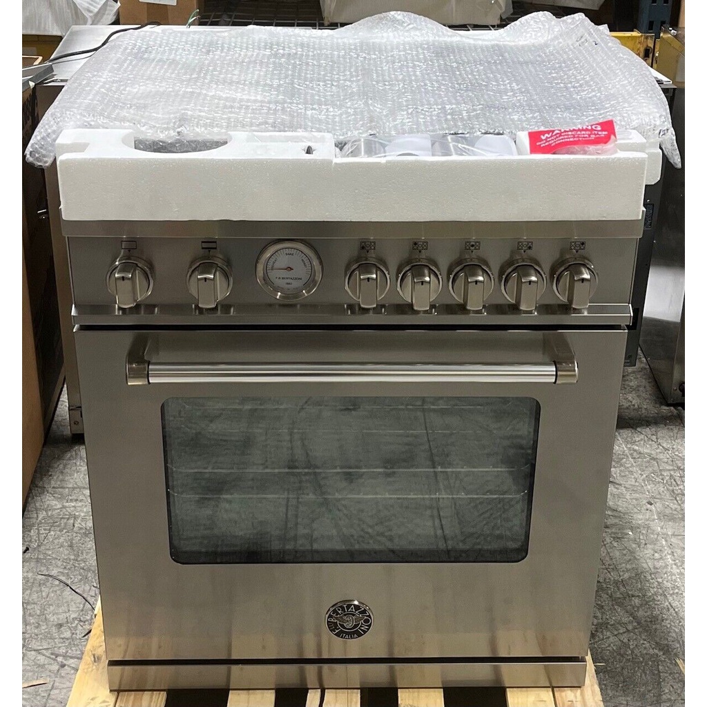 BERTAZZONI MAST305GASXE 30 Inch Master Series Gas Range with 5 Aluminum