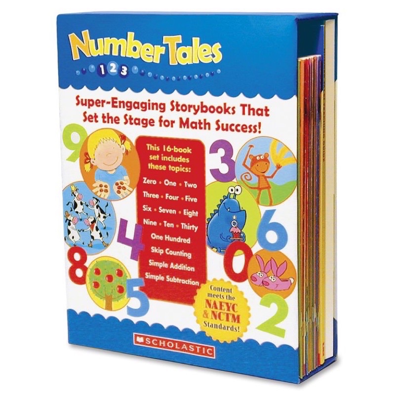 หนังสือหัดอ่านสำหรับเด็ก-scholastic-readers-number-tales-book-set