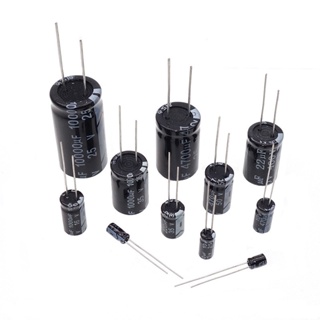 capacitor c ตัวเก็บประจุ ไม่มีขั้ว 1uf 10uf  22uf 47uf แพ็ค5ตัว ส่งทุกวัน