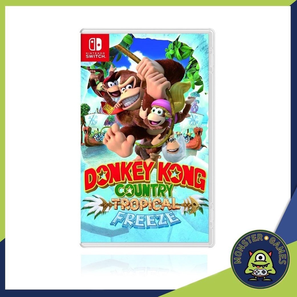 ราคาและรีวิวDonkey Kong Country Tropical Freeze Nintendo Switch game (เกมส์ Nintendo Switch)(ตลับเกมส์Switch)(Donkey Kong Switch)