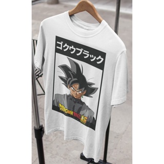 เสื้อยืด Unisex  รุ่น โกคูแบล็ค Goku Black T-Shirt ดราก้อนบอลซุปเปอร์ Dragon Ball Super แบรนด์ Khepri 100%cotton comb