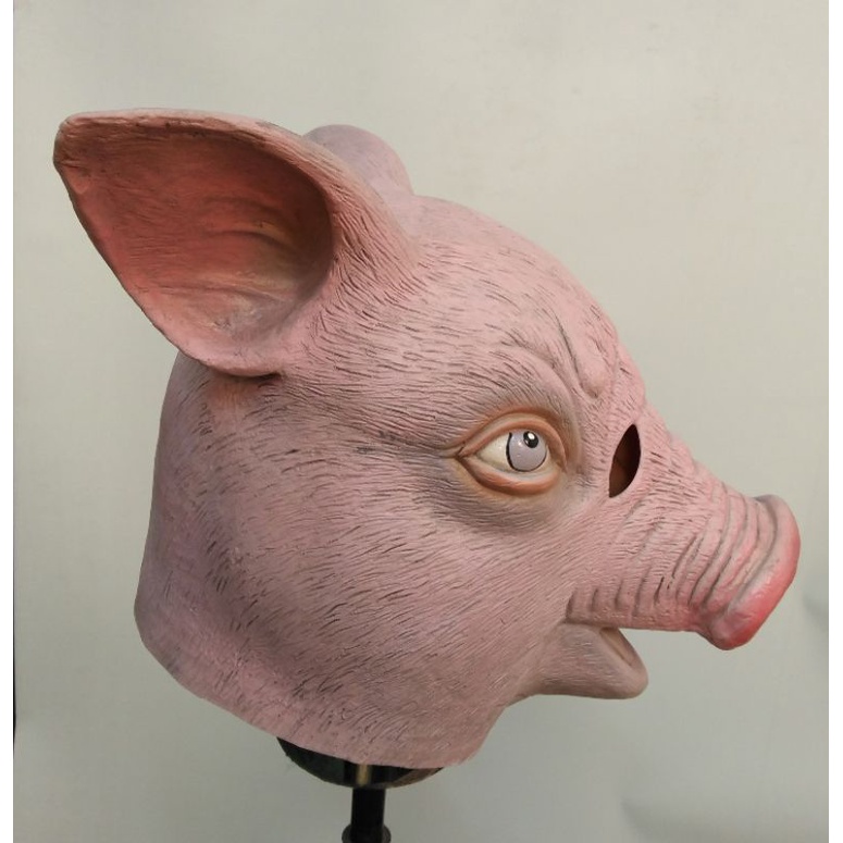 พร้อมส่ง-หน้ากากหมู-pig-mask-fancy-mask