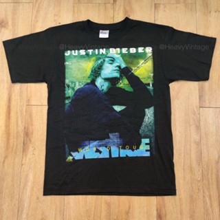 tshirtเสื้อยืดคอกลมฤดูร้อนJUSTIN BIEBER WORLD TOUR LIVE IN BANGKOK 2022 เสื้อวง เสื้อทัวร์Sto4XL_57