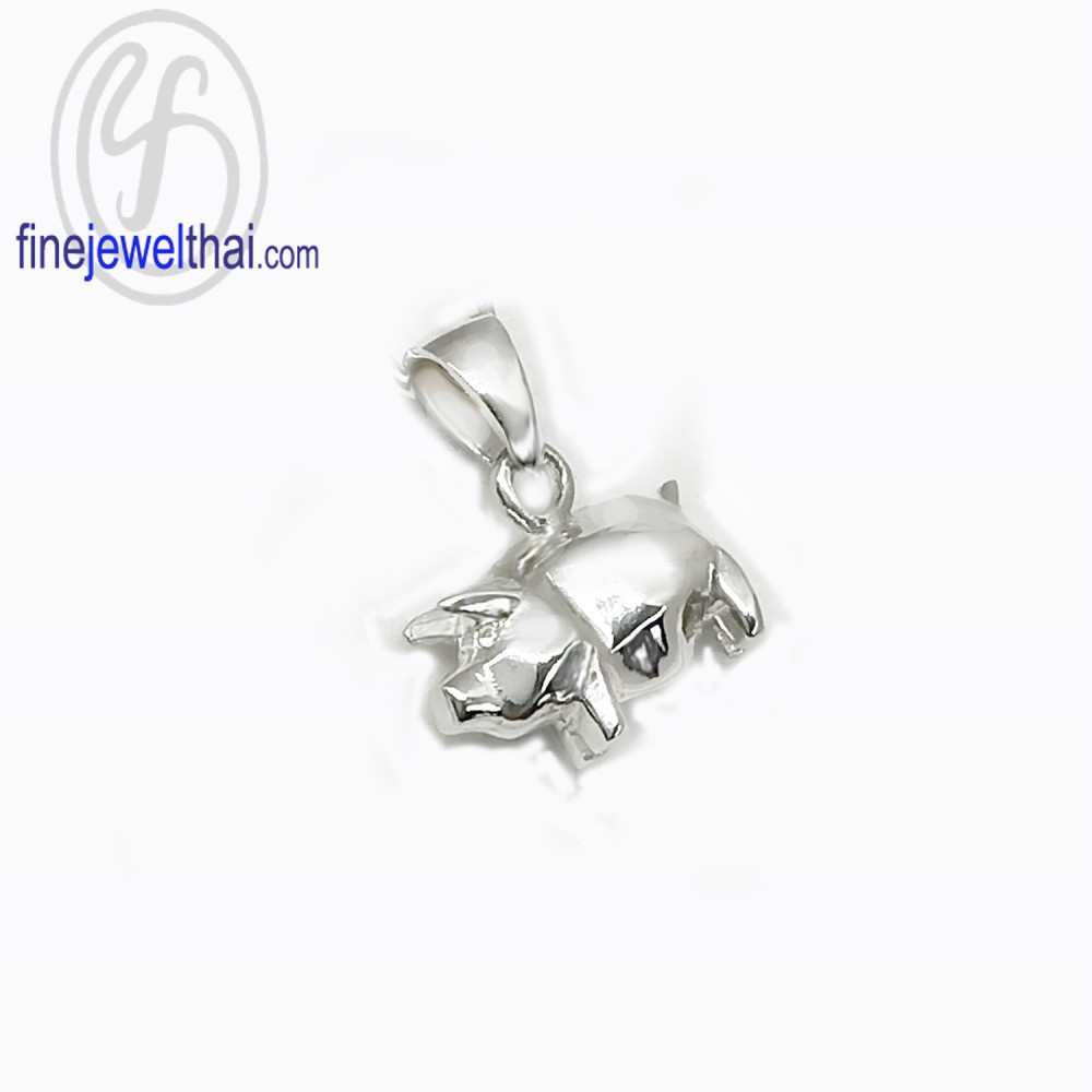 จี้เงินแท้-จี้นักษัตร-เงินแท้-ปีกุล-ปีหมู-finejewelthai-p119900