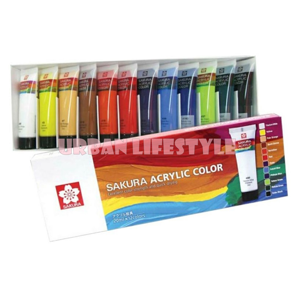 sakura-acrylic-colors-สีอะคริลิค-ซากุระ-ชุด-12-สี-หลอดละ-20ml