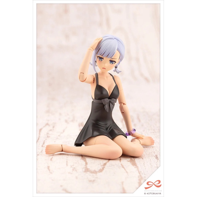 ready-stock-kotobukiya-sousaishojoteien-koyomi-takanashi-swim-style-dreaming-style-black-swan-1-1-exclusive