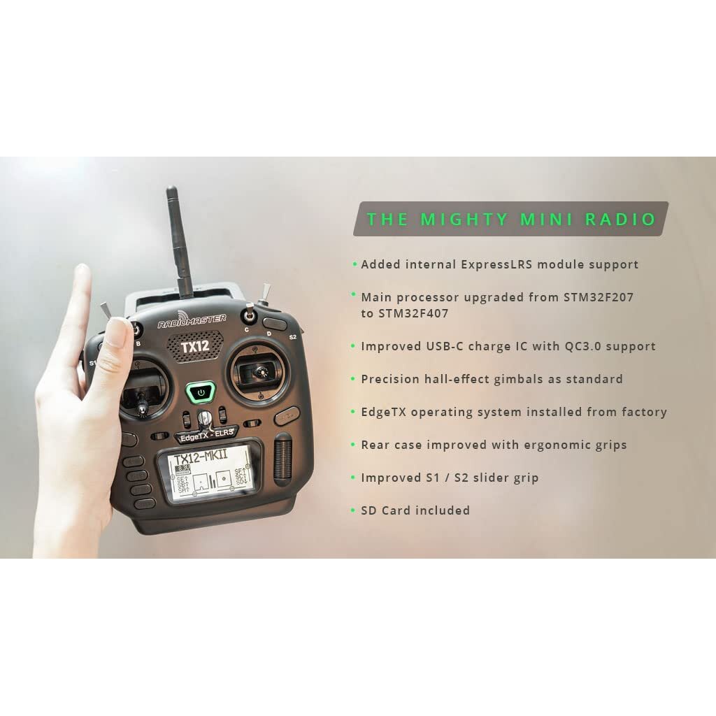 [🇹🇭ส่งเร็ว] RadioMaster TX12 Mark2 Multi-Protocol OpenTX 2.4GHz RC ...