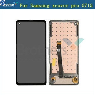 【พร้อมส่ง】ของแท้ หน้าจอสัมผัส LCD g715 สําหรับ Samsung Galaxy X pro g715fn xcover pro SM-G715F SM-G715U