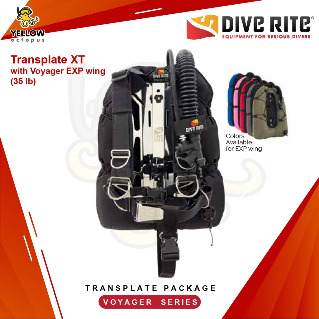 DIVE RITETransplate XT with Voyager EXP wing (35 lb) Shopee Thailand