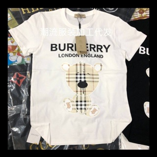 HH [รับประกันแท้] BURBERRY หมีเสื้อยืดลายการ์ตูนผู้หญิง21ฤดูร้อนสไตล์ใหม่ เสื้อยืดคอกลม_01