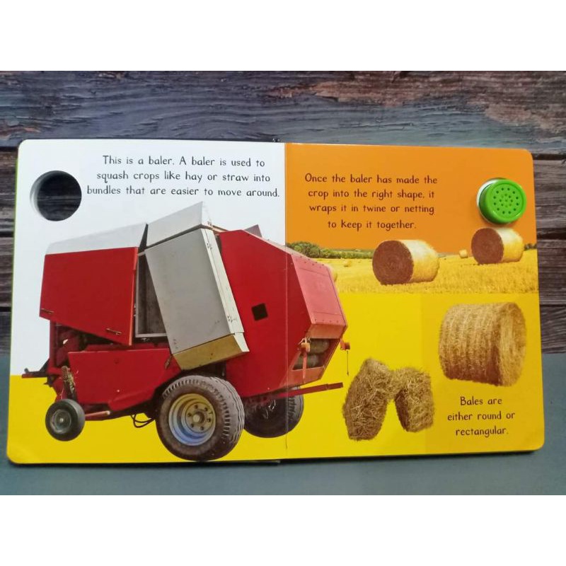 boardbook-มือสอง-my-first-sound-book-farm-vehicles