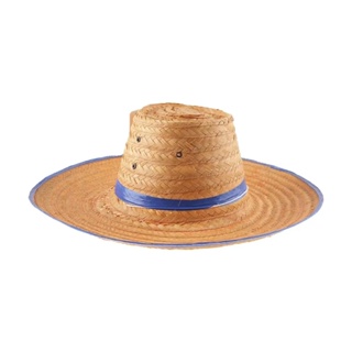MODERNHOME หมวกสานไม้ไผ่ เคลือบน้ำมัน หมวก ป้องกันแสงแดดและฝุ่นผง