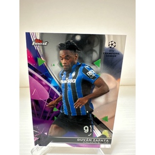 2021-22 Topps Finest UEFA Champions League Soccer Cards Atalanta