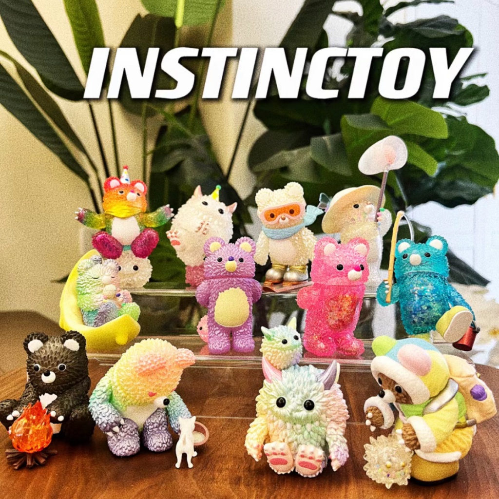 ของแท้-instinctoy-ชุดกล่องสุ่ม-ตุ๊กตาฟิกเกอร์-muckey-dreamy-life-12-แบบ