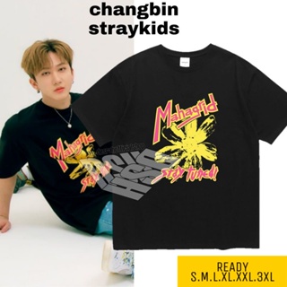 KPop straykids M4Hgrids Printed T-Shirt Korean Style Always Decorated Flowers S-5XL_11