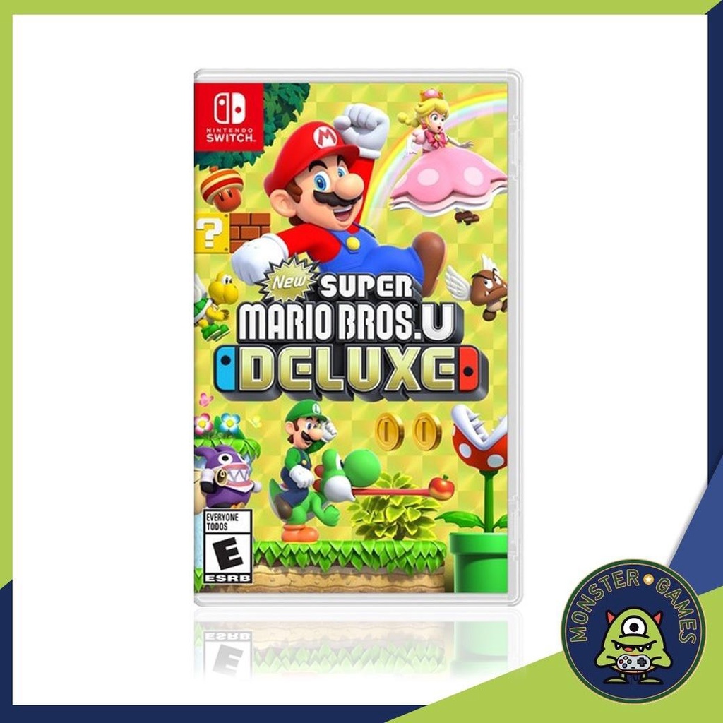 ภาพหน้าปกสินค้าNew Super Mario Bros U Deluxe Nintendo Switch game แผ่นแท้มือ1    (Mario Bros U Switch)(Super Mario Bros U Switch)