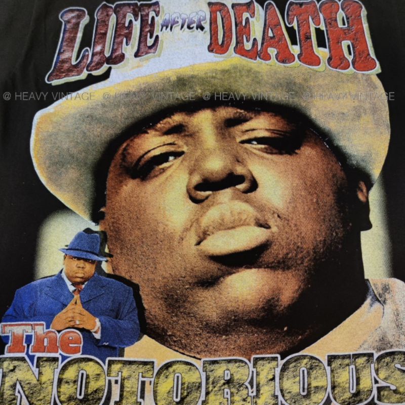 BIGGIE THE NOTORIOUS RAPPER BOOTLEG เสื้อวง เสื้อทัวร์ เสื้อฮิปฮอป ...