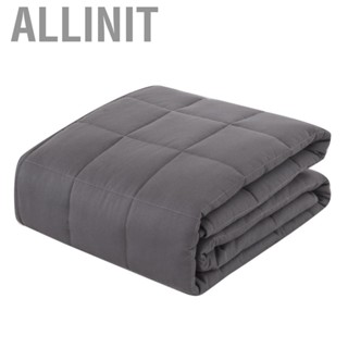 Allinit Heavy Blanket Against Sleep Disorders and Stress for Adults Children Weighted with Glass Beads