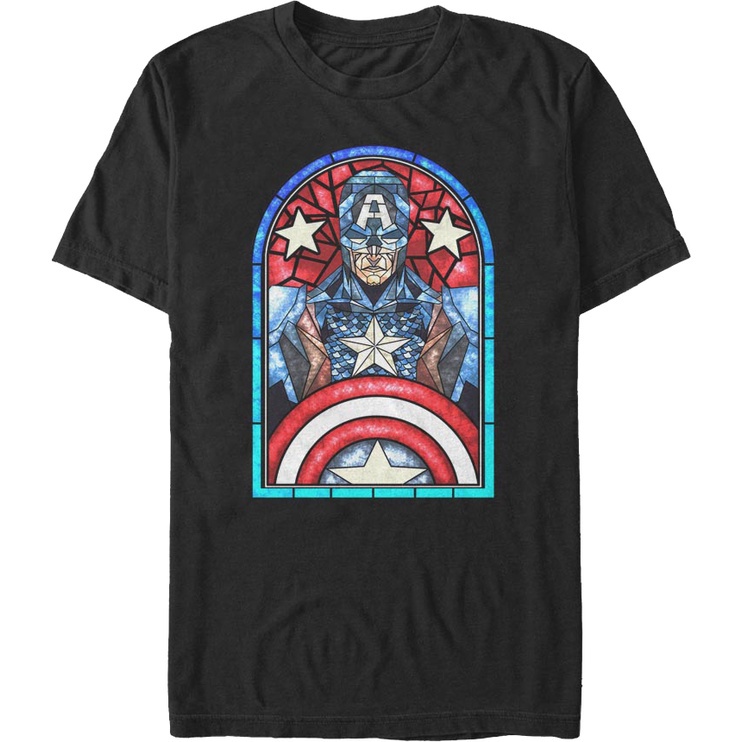 stained-glass-captain-america-t-shirt-เสื้อวินเทจชาย-เสื้อวินเทจผญ-11
