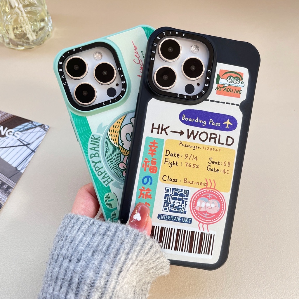 casetify-เคสโทรศัพท์มือถือ-แบบนิ่ม-ลายตั๋ว-และเหรียญ-สําหรับ-iphone-14promax-12pro-xs-11-12promax-13promax-11-12-13