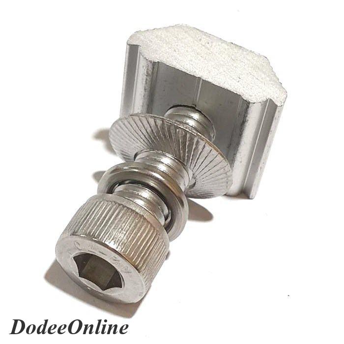 ชุดยึด-ตัว-l-ยึดหลังคาเมทัลชีท-สกรูเจาะเหล็ก-60mm-พร้อมยาง-nut-ยึดราง-รุ่น-tit-l-set-steel-60-dd