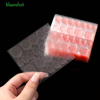 Bluevelvet กาวเจลลี่ 0.3 มม. สองด้าน แบบพกพา ถอดออกได้ สําหรับตกแต่งเล็บเจล UV