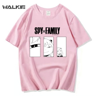 WALKIE 2022 Harajuku Japan Anime Spy X Family Anya Print T Shirt Manga Summer Casual Women Men Short Sleeve Top T-s_05