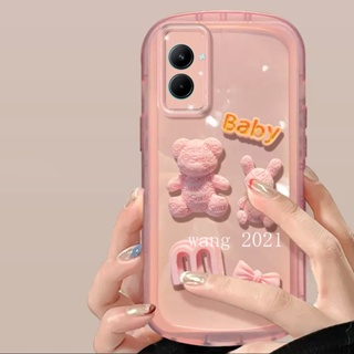 Phone Case Realme10 Realme 10 Pro + Plus Realme 9i 5G 4G เคส New Cute Stereoscopic Bear Doll Bowknot Casing Lens Protection Soft Case เคสโทรศัพท