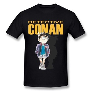 White T-Shirt-2021 Detective Conan Logo Cartoon Poster_11