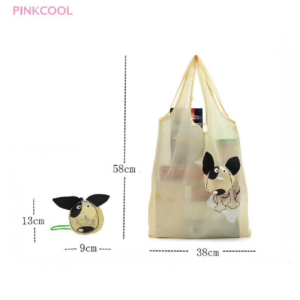 pinkcool-กระเป๋าสะพายไหล่-กระเป๋าช้อปปิ้ง-ทรงโท้ท-พับได้-เป็นมิตรกับสิ่งแวดล้อม-นํากลับมาใช้ใหม่ได้-สําหรับผู้หญิง