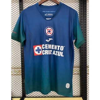 เสื้อกีฬาแขนสั้น ลายทีมชาติฟุตบอล Cruz Azul 2022 2023