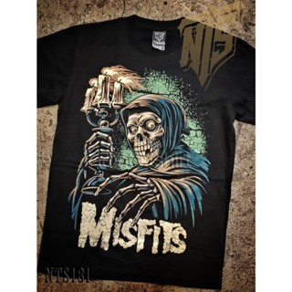 🌟พร้อมส่ง🌟NTS 181 Misfits  ROCK เสื้อยืด เสื้อวง เสื้อดำ สกรีนลายอย่างดี ผ้าหนานุ่ม ไม่หดไม่ย้วย NTS T SHIRT S M L _46