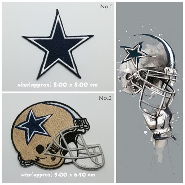 ตัวรีดติดเสื้อ-americasn-football-dallas-cowboys-ตกแต่งเสื้อผ้า-แจ๊คเก็ต-embroidered-iron-on-patch-diy