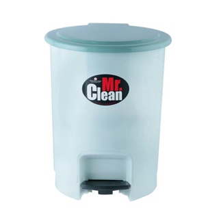 MODERNHOME Mr. Clean ถังขยะกลม แบบเหยียบ 12.4 ลิตร รุ่น 542 TT สีฟ้า ถังขยะ ถังใส่ขยะ ถังขยะภายใน