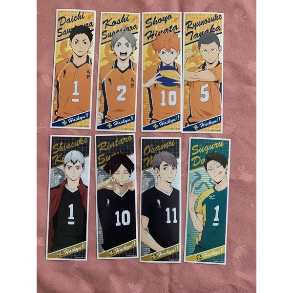 good-haikyuu-ของสะสมไฮคิว-สติ๊กเกอร์-ที่คั่น-การ์ด