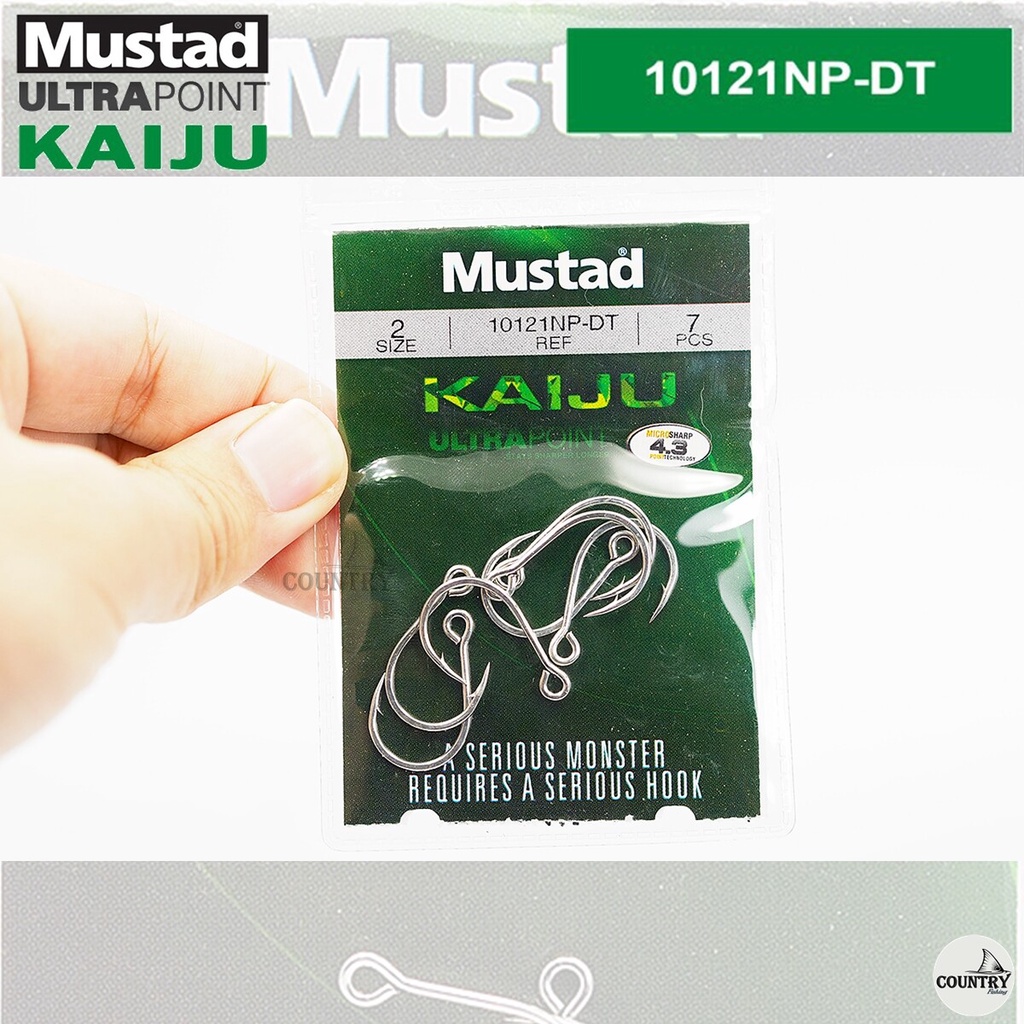 Ganci Mustad UltraPoint Kaiju In-Line 10121NP &ndash; Pesca Mare E Acqua Dolce Per Bass Wrasse GT