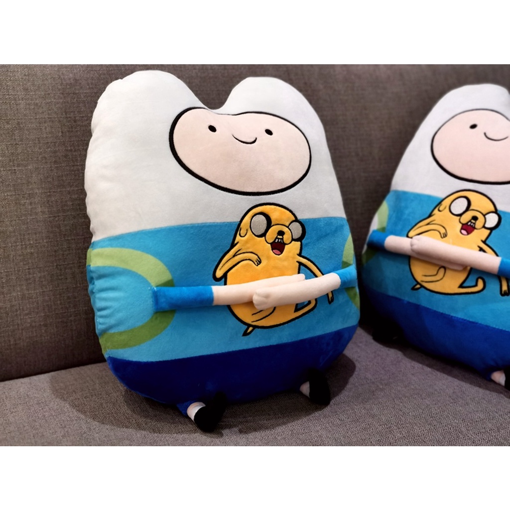 หมอนตุ๊กตานุ่ม-รูปการ์ตูน-adventure-time-finn-jake-kawaii-wygz