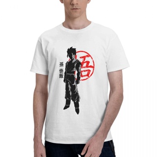 T-shirt Bandai Dragon Ball Z Saiyan เสื้อยืดแขนสั้น ผ้าฝ้ายแท้ พิมพ์ลายอนิเมะ สําหรับผู้ชาย S-5XL_04