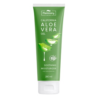 Plantnery Aloe Vera Soothing Gel 280ml. แพลนท์เนอรี่ เจลบำรุงผิวหน้าและผิวกาย จากว่านหางจระเข้ เจลสารพัดประโยชน์