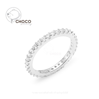 New! (925Silver) แหวนเพชร CZ เงินแท้ แหวนเงินแท้ Sterling Silver Ring