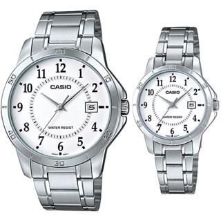 🎁CASIO STANDARD M/LTP-V004D-7B ของแท้ 100% พร้อมส่ง ประกัน 1 ปี