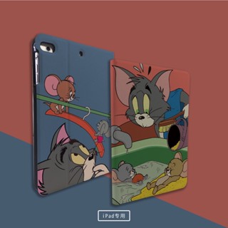 cat and mouse เคสไอแพด air1/2/3/4/5 mini4/5/6 เคส ใช้สำหรับ ไอแพด gen7/8/9 gen10 cartoon case iPad pro11 2022 cover