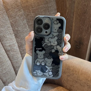 Lens Protector Phone Case For Iphone 13Promax Phone Case Cartoon Violent Bear Iphone13 All-Inclusive Drop-Resistant 12pro