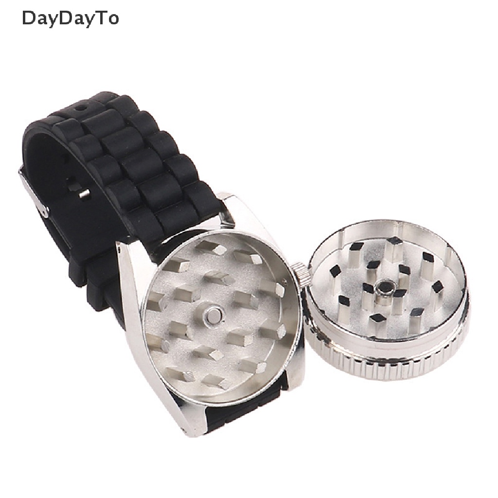 daydayto-เครื่องบดสมุนไพร-เครื่องเทศ-โลหะผสมสังกะสี-สีดํา